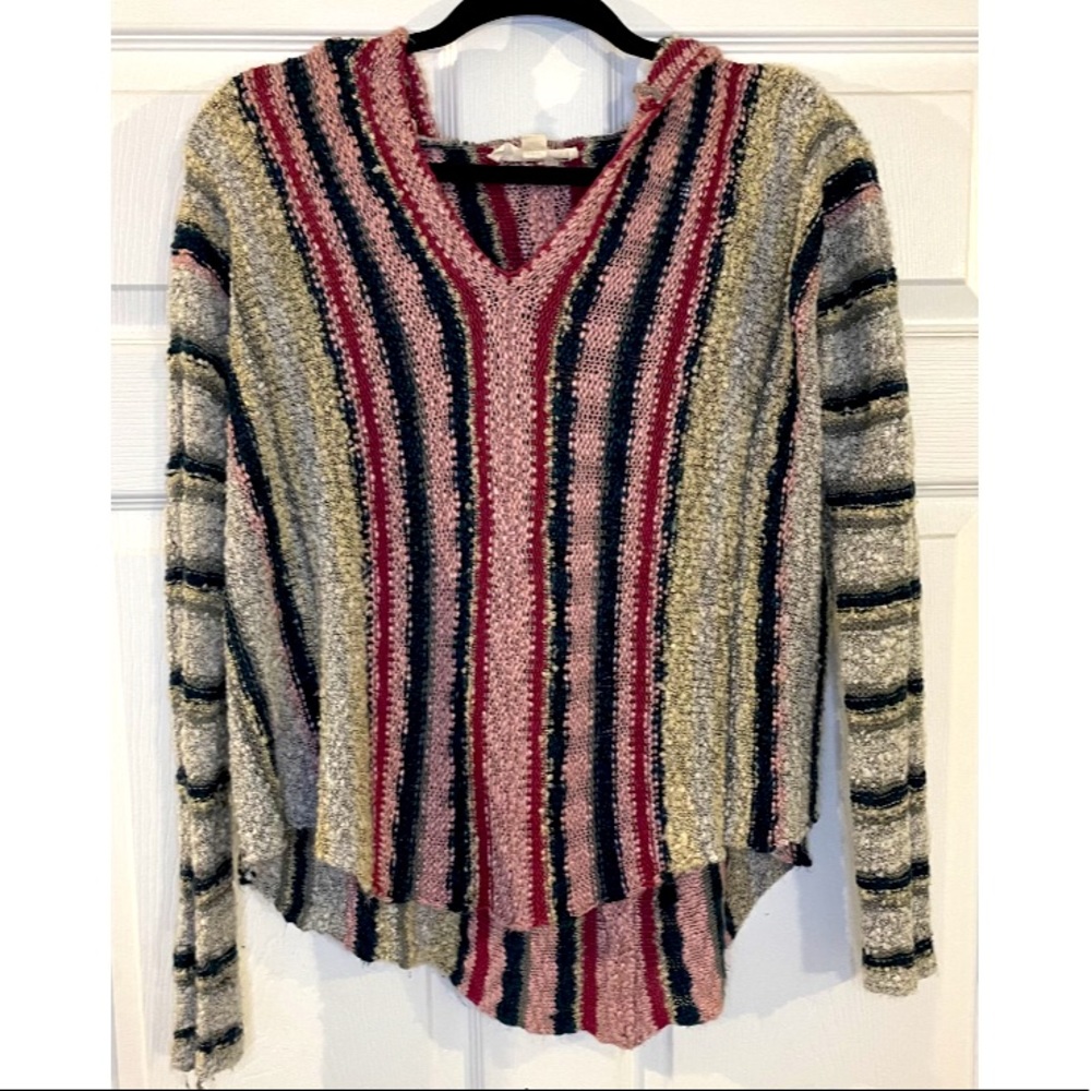 Lovestitch stripped beach hoodie